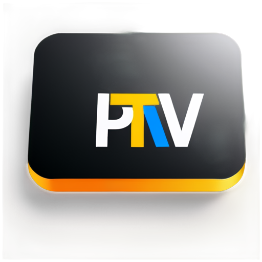 Create a live TV app icon with the word IPTV - icon | sticker