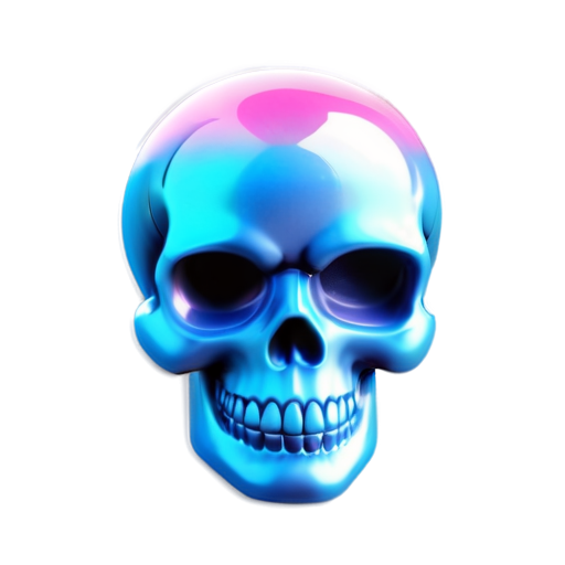 Skull graffiti - icon | sticker