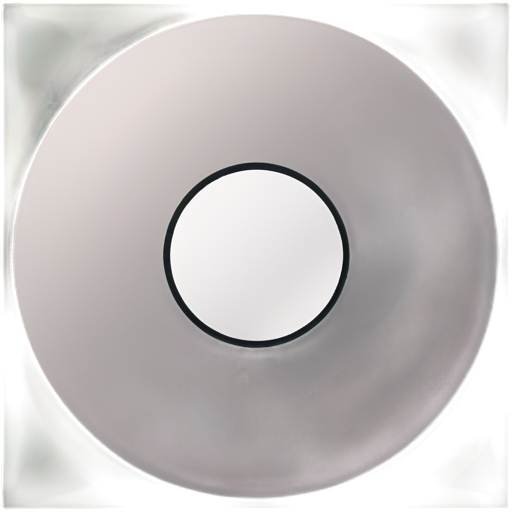 nine circles with black in ench center - icon | sticker