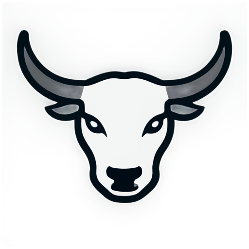 Help me generate a logo about Taurus - icon | sticker