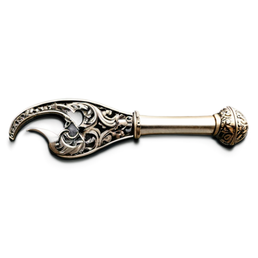 Medieval intricate reach handle - icon | sticker