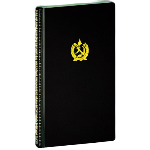 Soviet notebook, vertically - icon | sticker