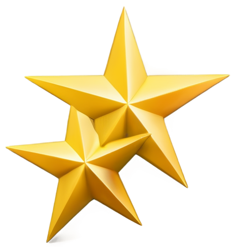 three yellow stars - icon | sticker