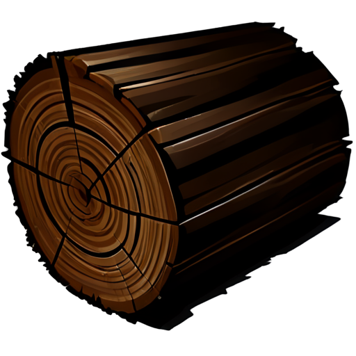 icon of horizontal tree log without background - icon | sticker