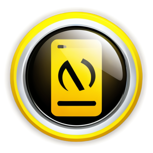 Generate icon with logo DOM in yellow stile - icon | sticker