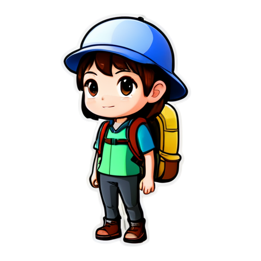 hiker - icon | sticker