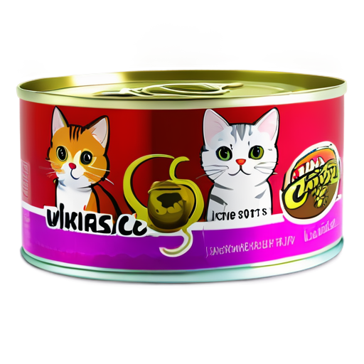 canned cat food whiskas - icon | sticker