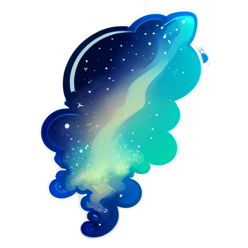 sky, galaxy - icon | sticker