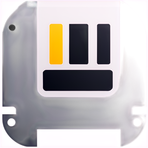 Auto-Save icon featuring the traditional floppy disk icon, with a circle of arrows surrounding the floppy disk. - icon | sticker