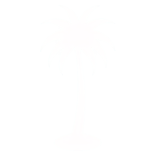 frozen palm tree - icon | sticker