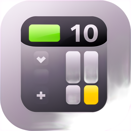 ios style, app icon, rounded_corner, calculator - icon | sticker