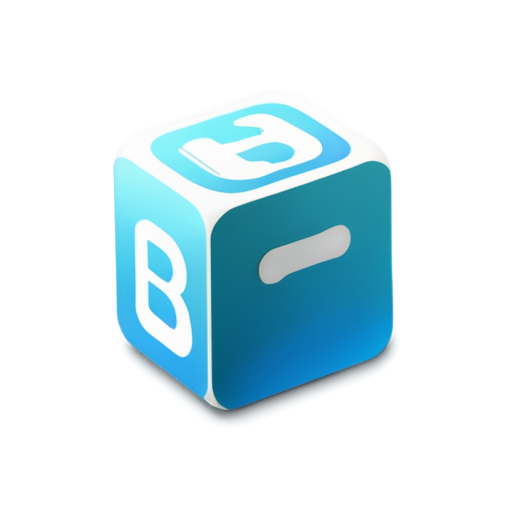 a web video player, app name "mini bilibili" - icon | sticker