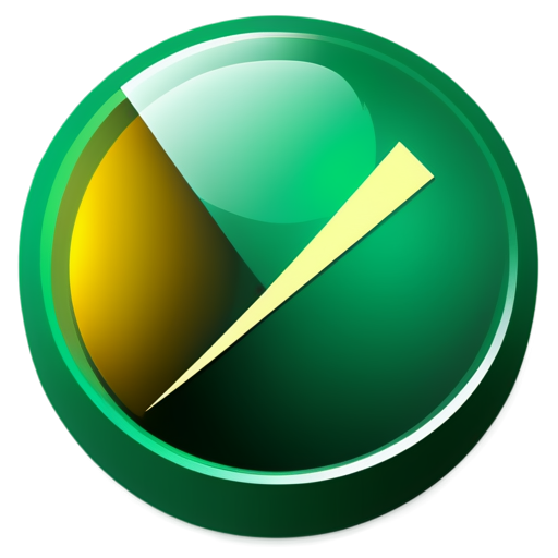 growth icon, diagram icon, realistic, emerald colors - icon | sticker