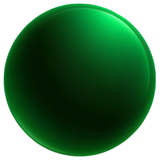 globe icon, realistic, emerald - icon | sticker