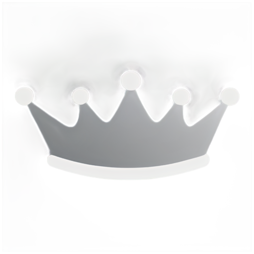 crown with a smile - icon | sticker