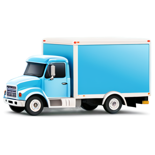 truck moving swiftly - icon | sticker