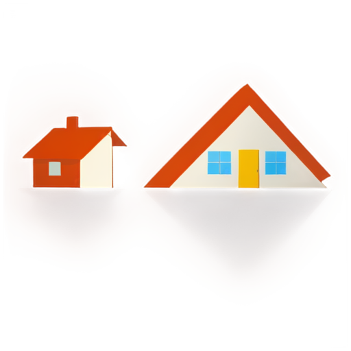 AI-generated houses - icon | sticker