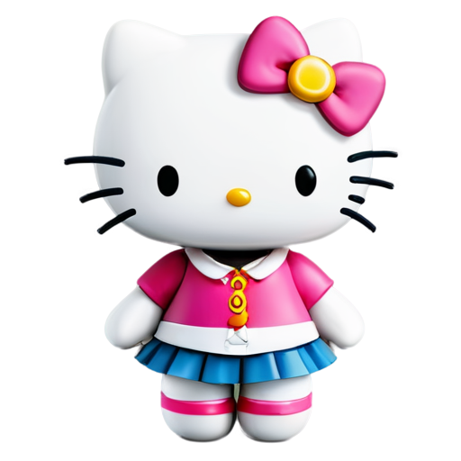 hello kitty with school - icon | sticker