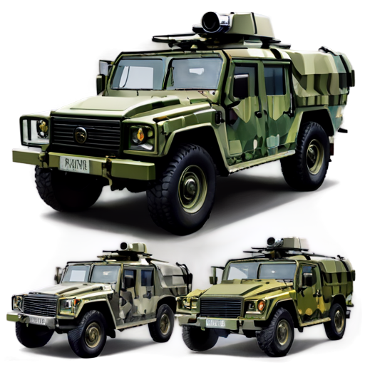 military vehicle max 256 colors - icon | sticker