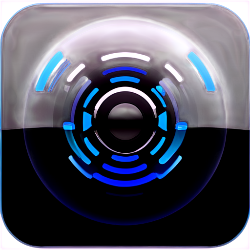 ios style, app icon, rounded corner, radio, - icon | sticker