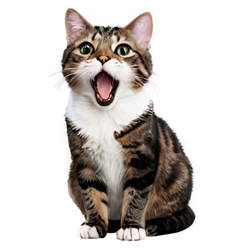 singing a cat - icon | sticker