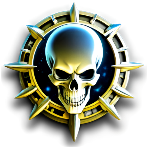 similar emblem of space pirates - icon | sticker