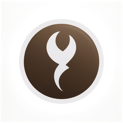 a thunder phoenix rising from coffee bean - icon | sticker