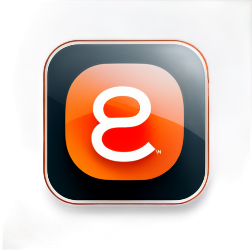 ios style, app icon, rounded corner, E=mc² - icon | sticker