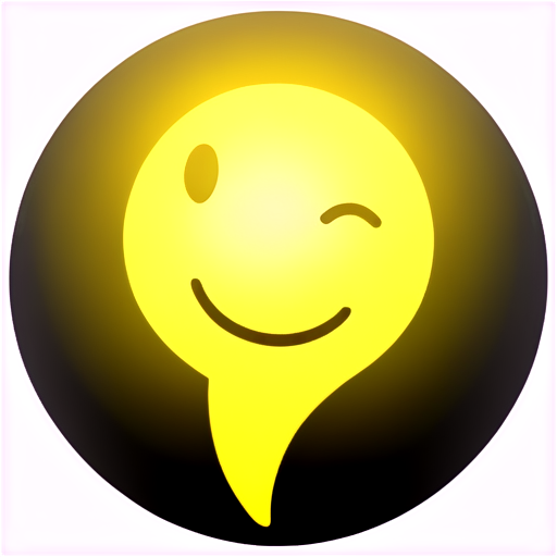 Create an icon with a background of meny happy human faces and in front a yellow and black padel ball - icon | sticker