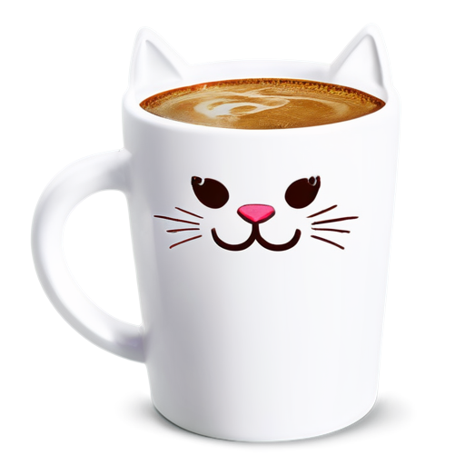 kittyfoam coffeemug - icon | sticker