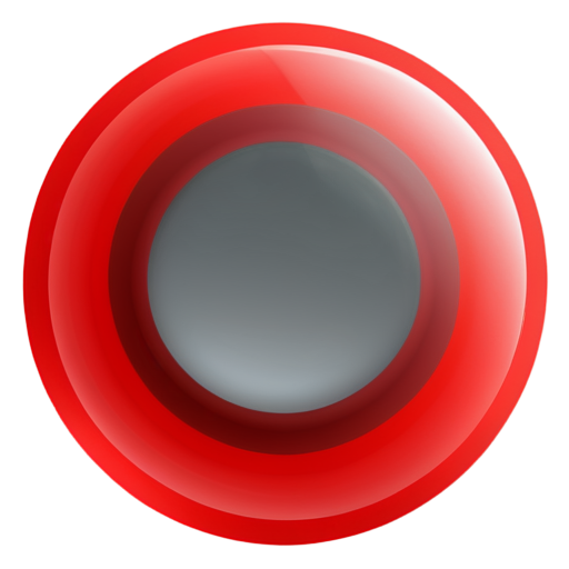 ui notifier flat red circle - icon | sticker