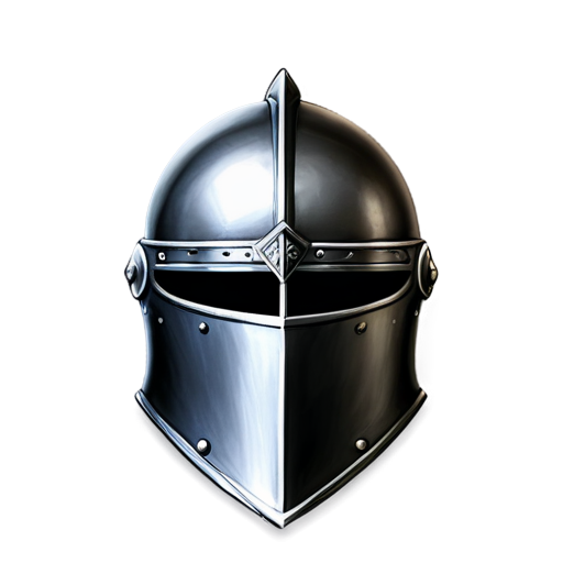 icon for the game, a female knight helmet - icon | sticker