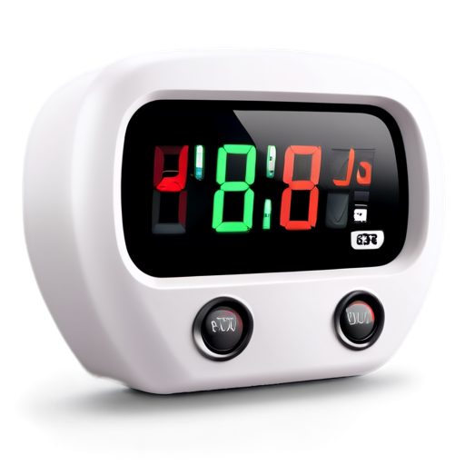 fuel display with empty white field on transparent background without letters - icon | sticker