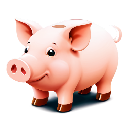 generate icon with pig money Collection , minimalizm, simple design, сплошная заливка - icon | sticker