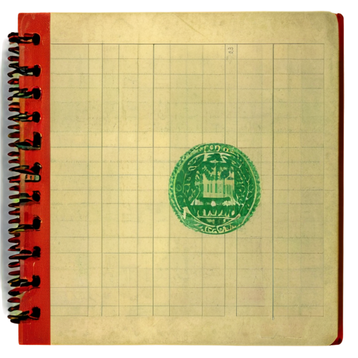 Soviet notebook, vertically - icon | sticker