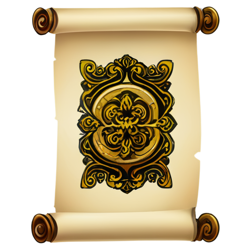 ancient scroll - icon | sticker