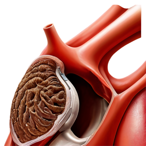 company named 'Cardiovista'. Sells aortic heartvalve - icon | sticker