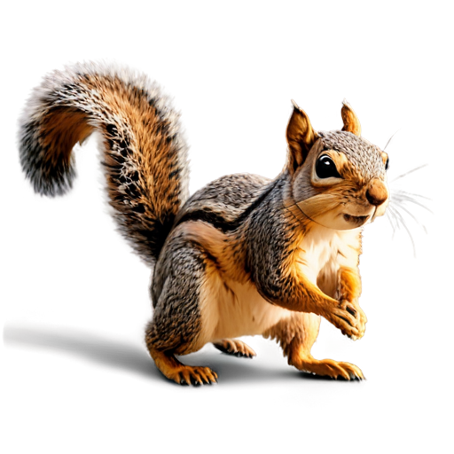 Racing squirrel - icon | sticker