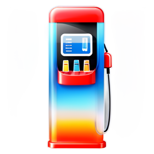 fuel dispenser on transparent background - icon | sticker