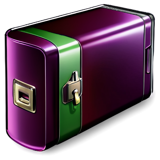 WinRar archive with a key in the middle of it - icon | sticker