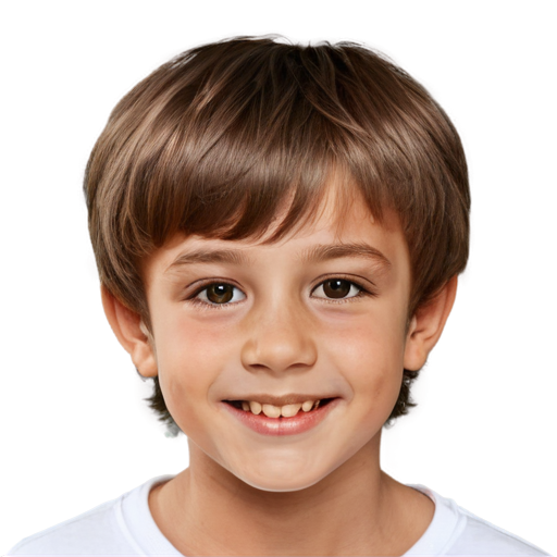 3d, face, happy, boy - icon | sticker