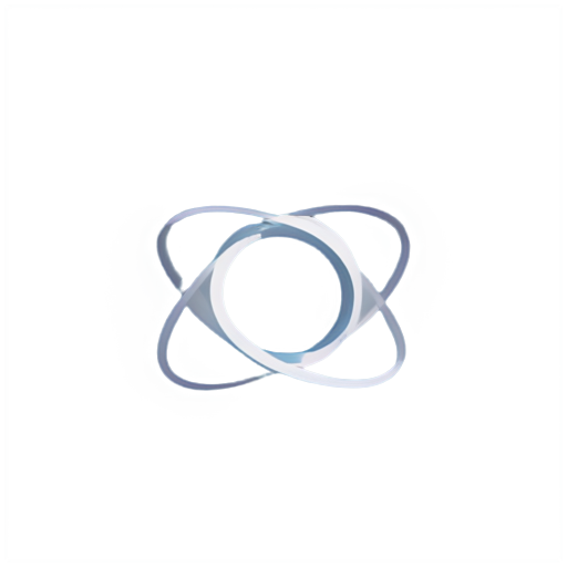 Abstract Style: Source Flow Quantum Entanglement - icon | sticker