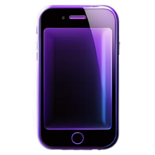 Dark purple Old phone - icon | sticker