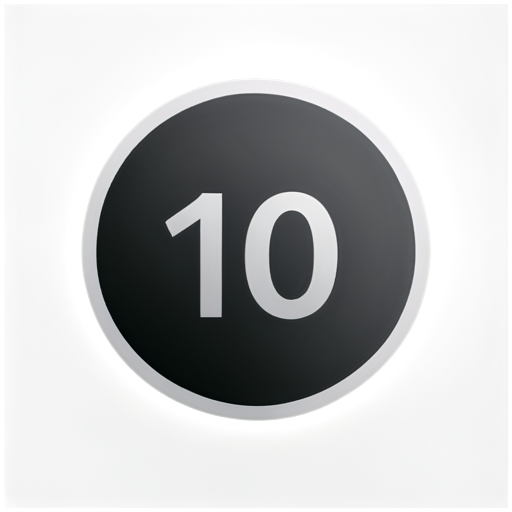 My application is a countdown, and I need an icon. The content of the icon should preferably be 00 - icon | sticker