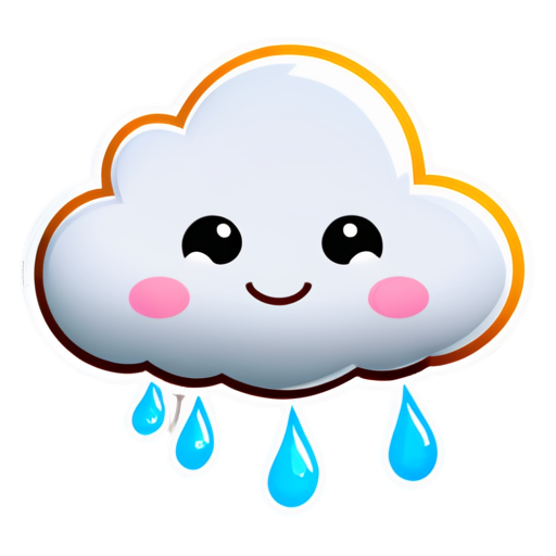 cloud system sunny bright - icon | sticker