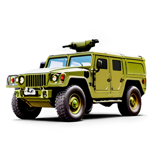 military vehicle - icon | sticker