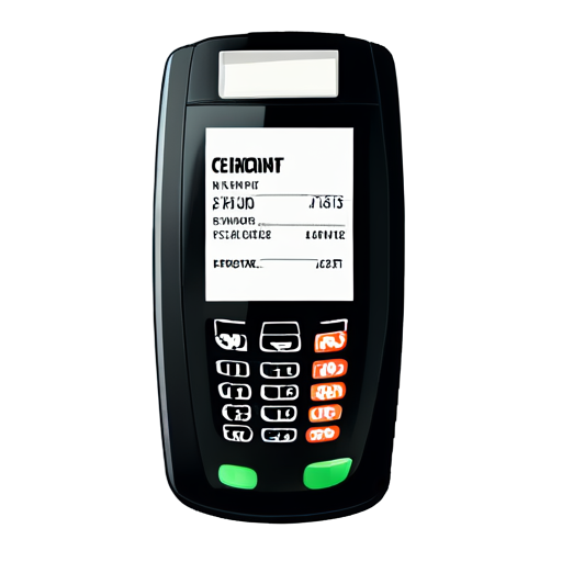 blank receipt from payment terminal on transparent background - icon | sticker