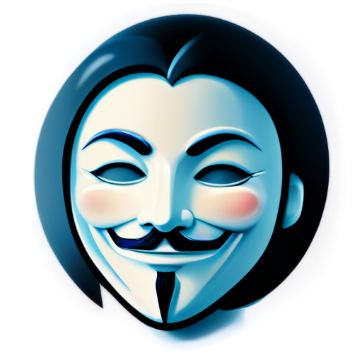 make a logo for a telegram bot that is designed to send and receive anonymous questions - icon | sticker