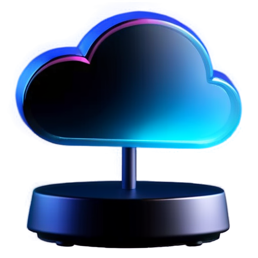 5G cloud with signal - icon | sticker