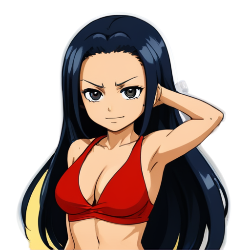 sexy boa hancock an anime character in one piece - icon | sticker